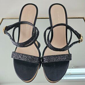 Black Sparkly Stuart Weitzman Heels